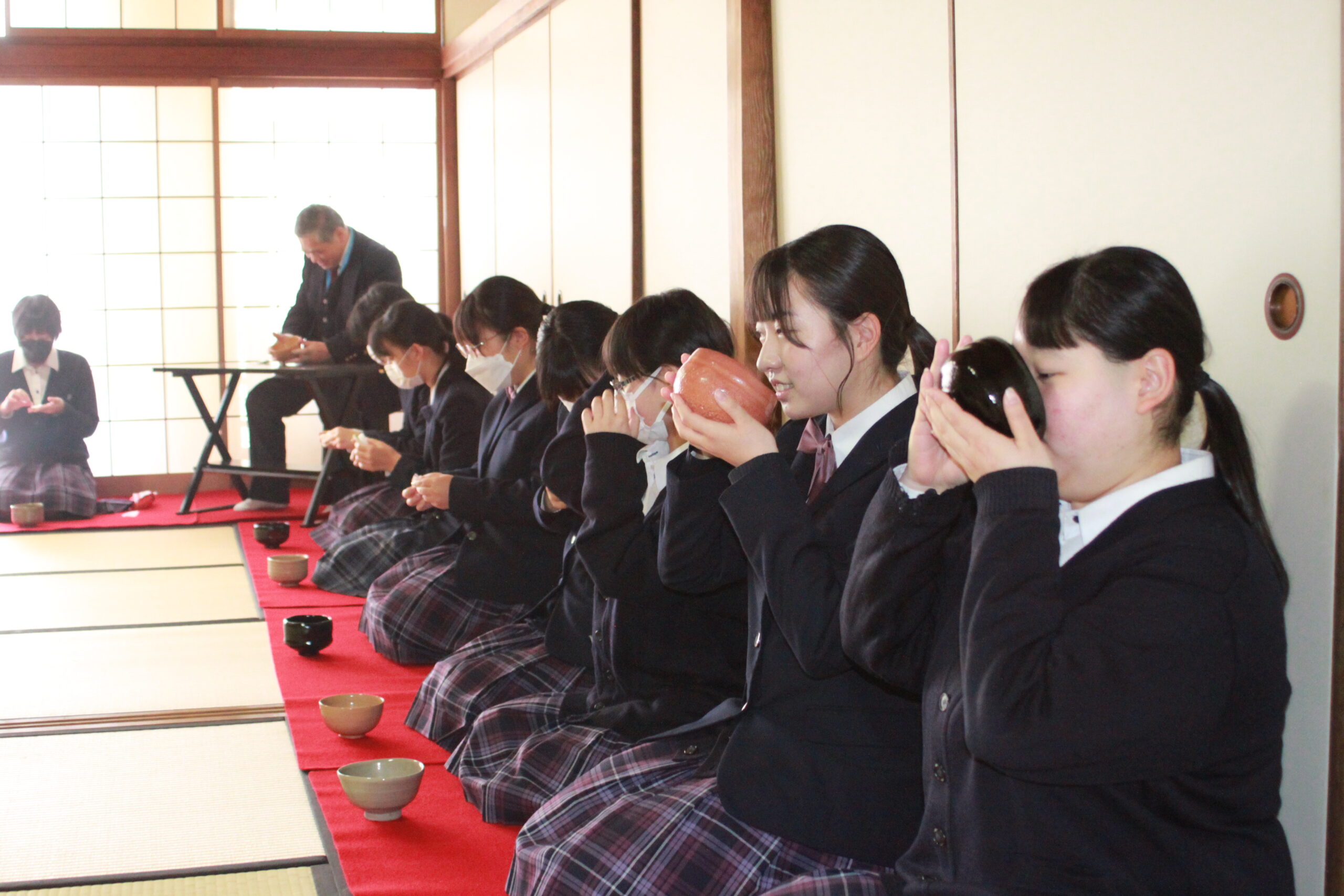 茶事が行われました。 | 倉敷翠松高等学校